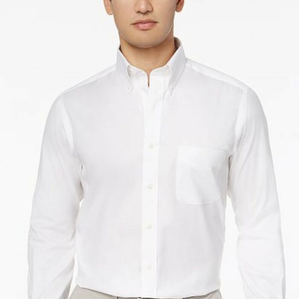 Club Room Men's Performance Slim Fit Dress Shirt